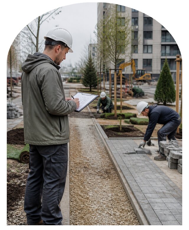 Авторский надзор благоустройства на объектах в Лиски